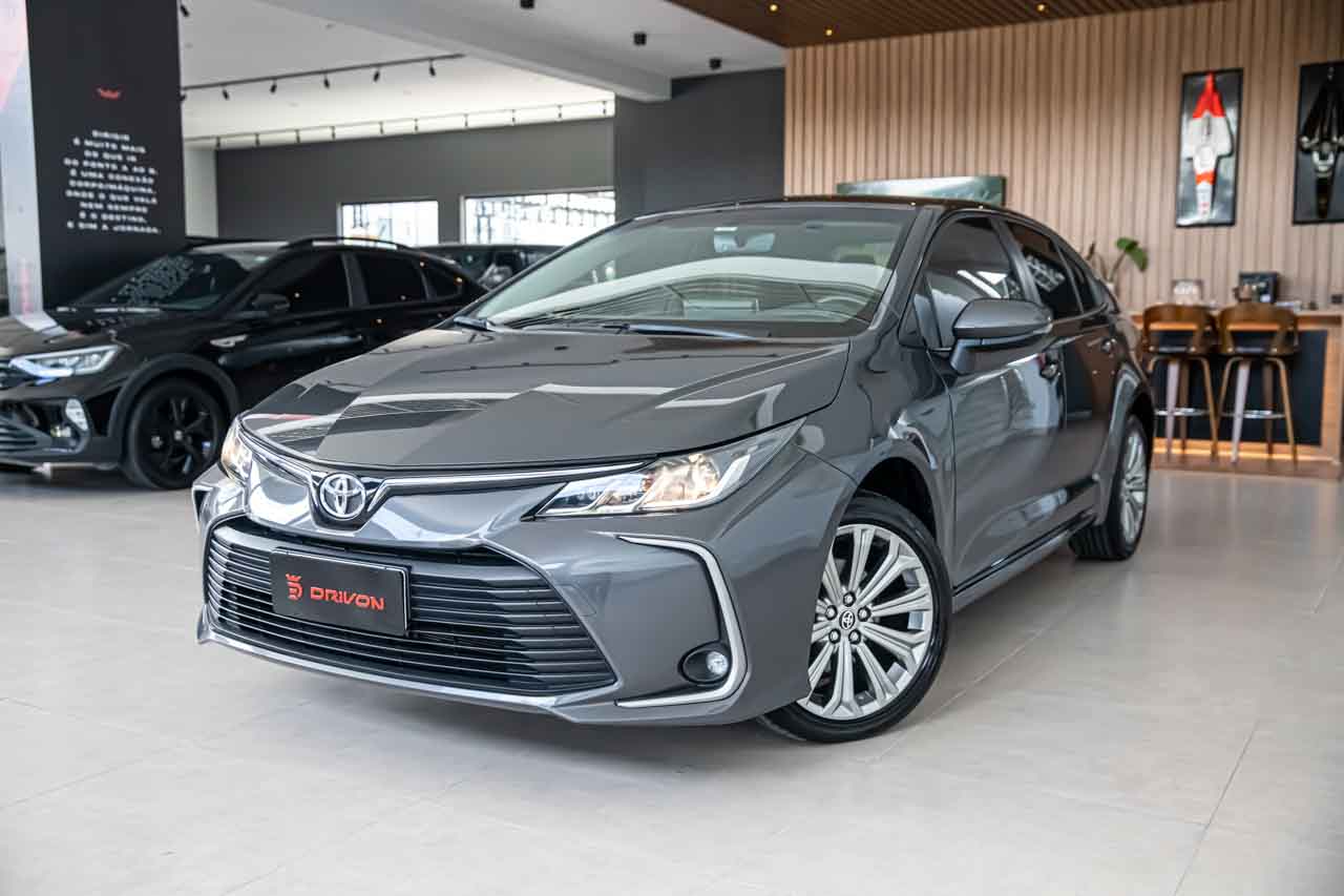 Toyota Corolla 2.0 XEI 2022 Cinza Drivon Motors Vinhedo